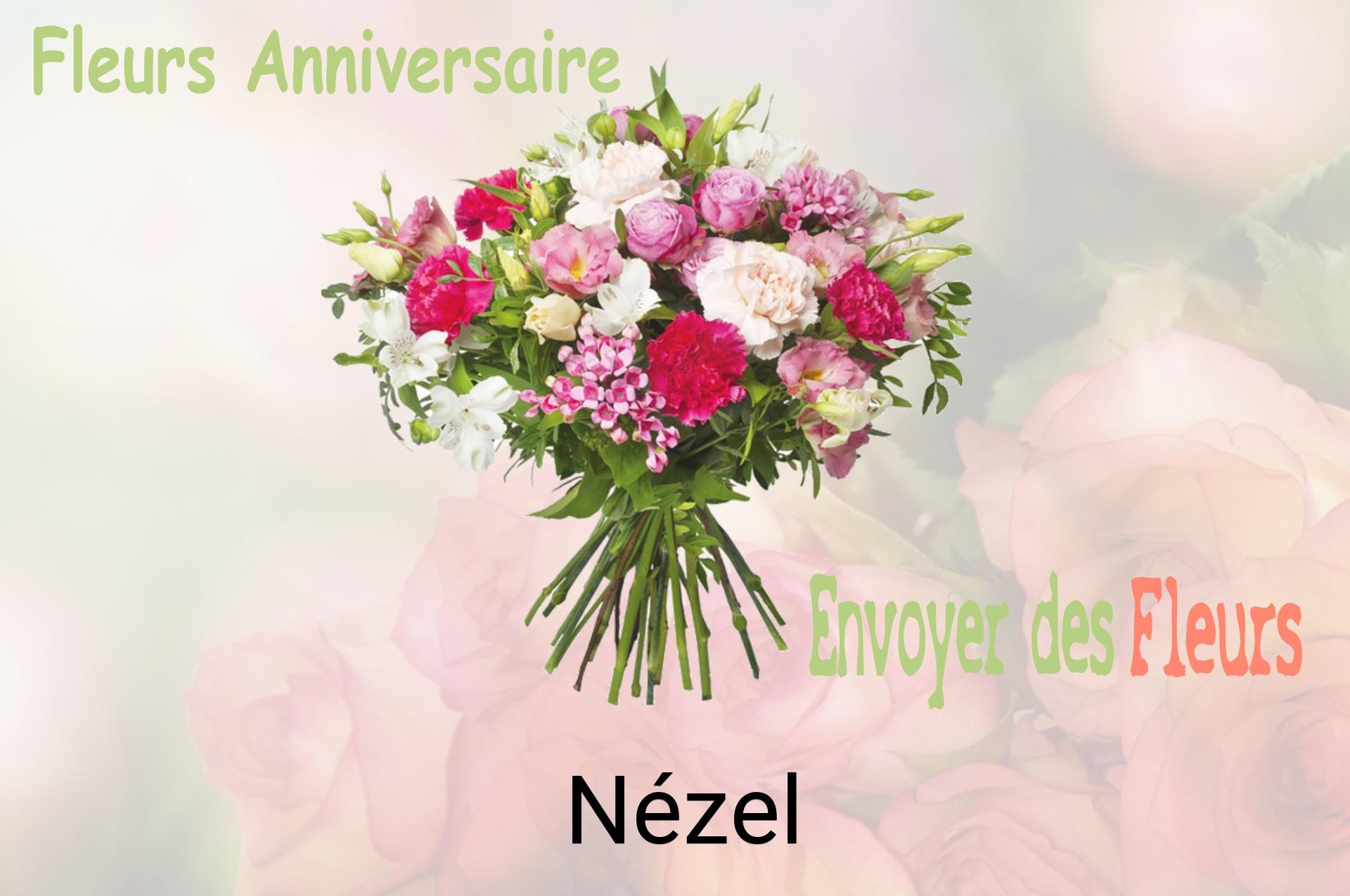 Bouquet de fleurs d’anniversaire livré à Nézel