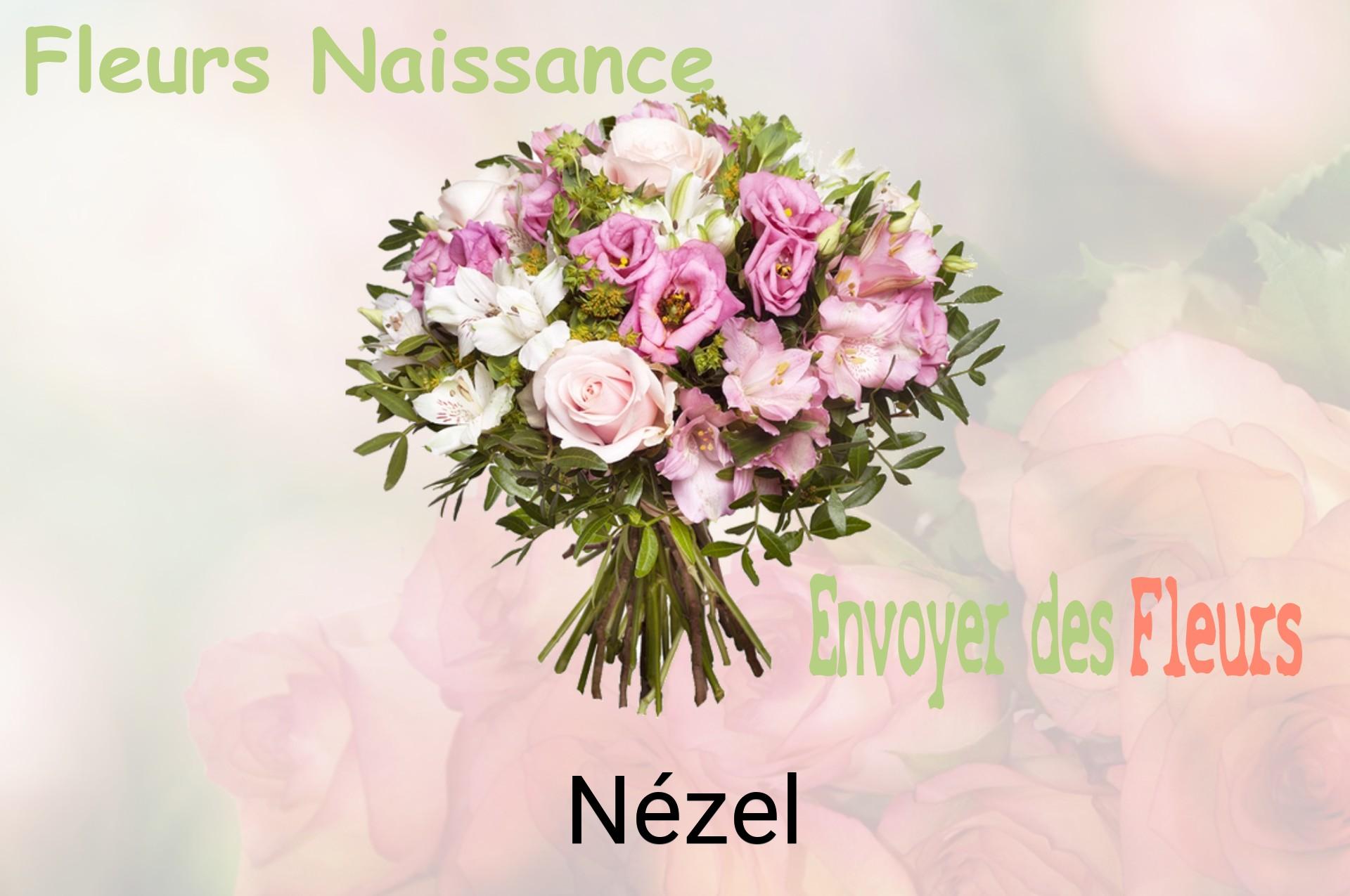 Bouquet de fleurs de naissance livré à Nézel